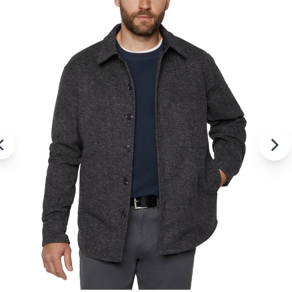 Banana Republic Men's Bonded Shirt Jacket Shacket machine wash